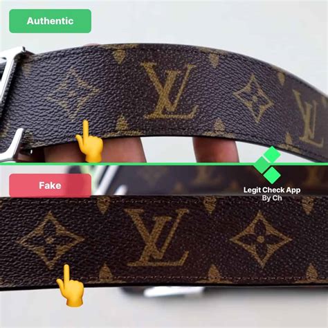 fake label louis vuitton monogram initiales belt|check for louis vuitton belts.